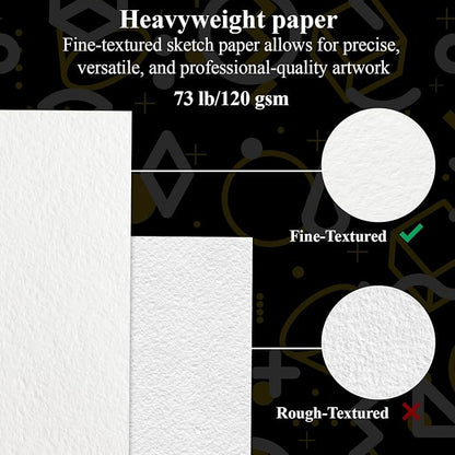 Sketch Book for Kids, 100 Sheets Drawing Paper for Kids, Spiral Sketch Pad for - Image 3
