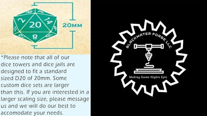 Dragon 3D Printed Dice Tower - Image 8
