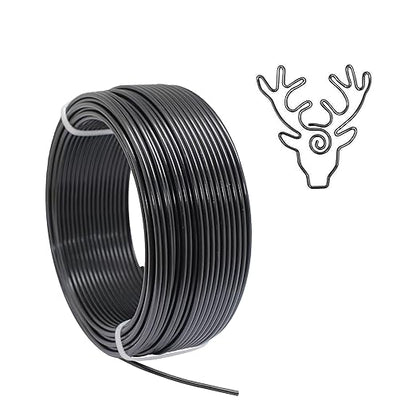 12 Gauge Aluminum Craft Wire, 2mm×30Yards Bendable Metal Craft Wire by ZhXu+Shuo