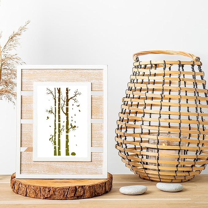 30 Pcs Abstract Layering Stencils - Image 6