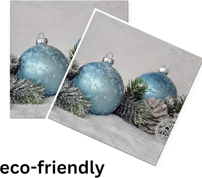 20-ct 13x13 Christmas Paper Decoupage Napkins, 3-Ply Servilletas Tissue Napkin - Image 6
