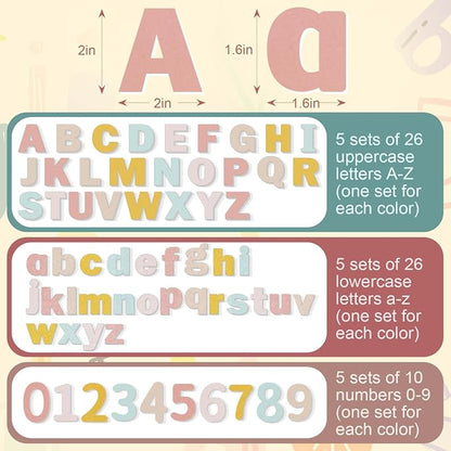 Breling 310 Pieces Felt Bulletin Board Letters Sticker - Image 2