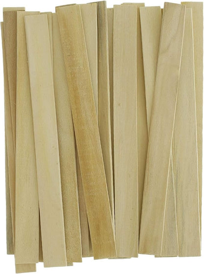 Custom Shop Paint Mix Sticks Pack of 25 Each 12" Birch Paint Mixing Paddles - Image 2
