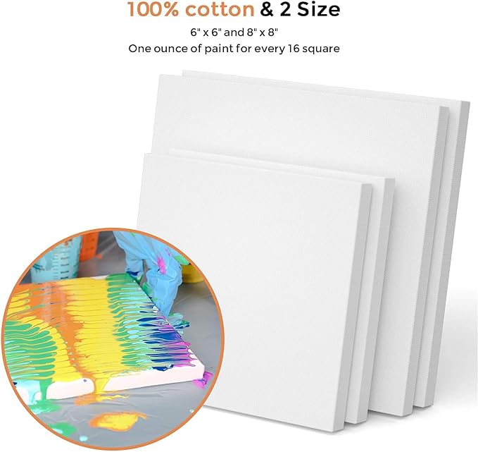 Nicpro Large Bulk Acrylic Pouring Paint, Art Starter Supplies - Image 4
