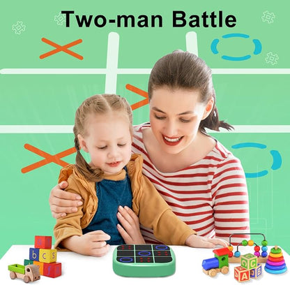 Tic-Tac-Toe Bolt Game, 4-in-1 Handheld Puzzle Games Console, Electronic - Image 6