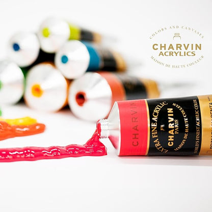 Charvin Extra Fine Professional Acrylic Paint Set - Image 3