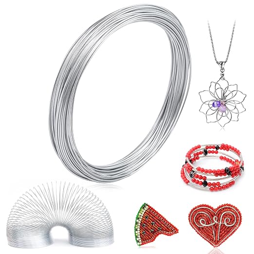 18 Gauge Aluminum Wire for Crafting - 52 Ft Bendable Sculpting Wire by Cruzix