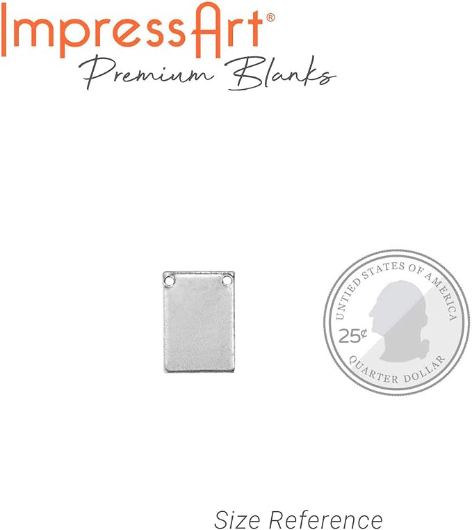ImpressArt - Premium Metal Stamping Rectangle Blanks - Image 3