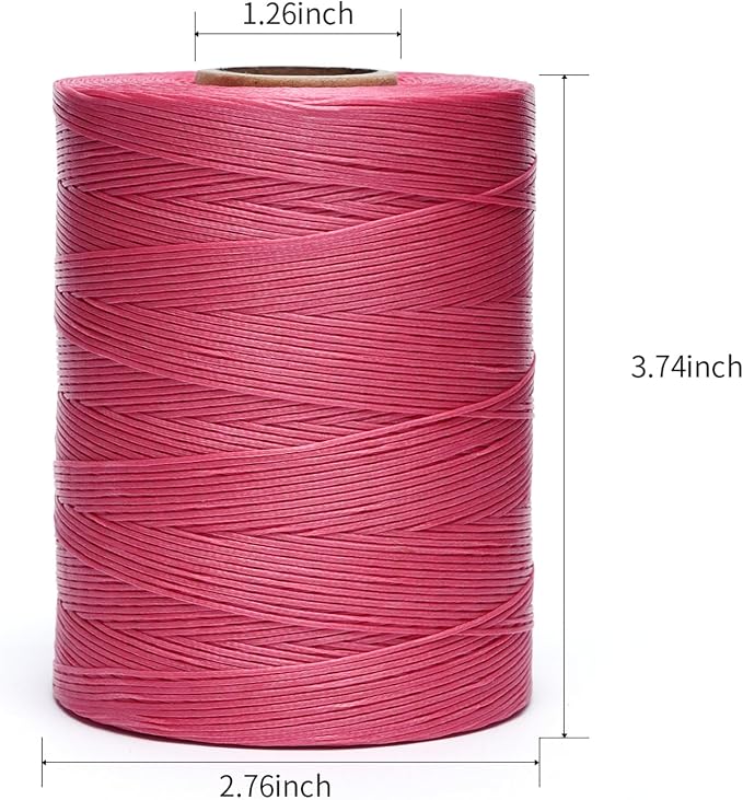 Waxed Thread, 852Yards 150D 0.8mm Flat Polyester Wax Thread - Image 2