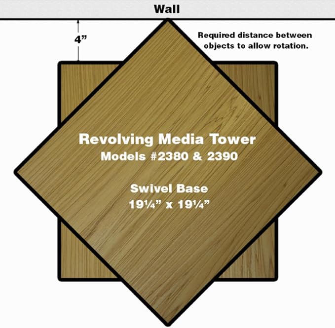 Venture Horizon Revolving Media Tower 1000 White - Image 5