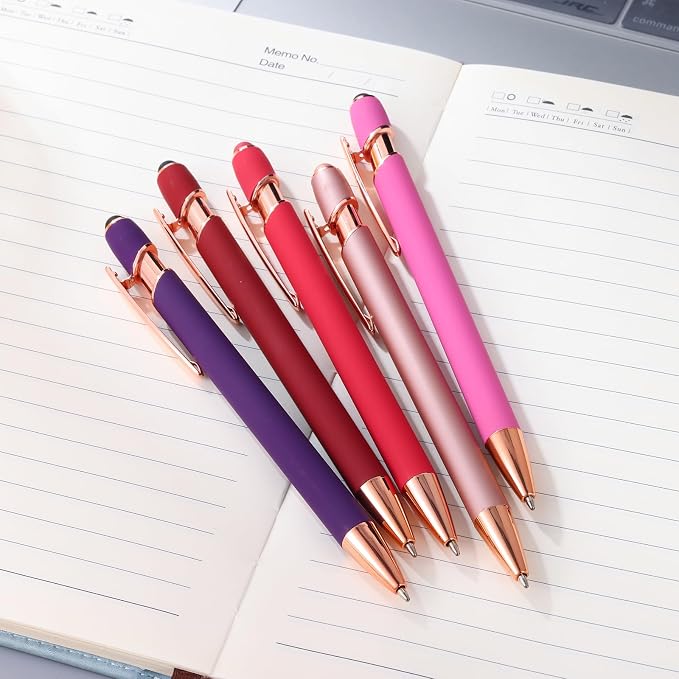 12 PCS 2 in 1 Stylus Ballpoint Pen - Image 5