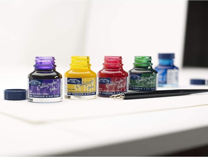 Winsor & Newton Calligraphy Ink, 30ml Bottle - Image 3