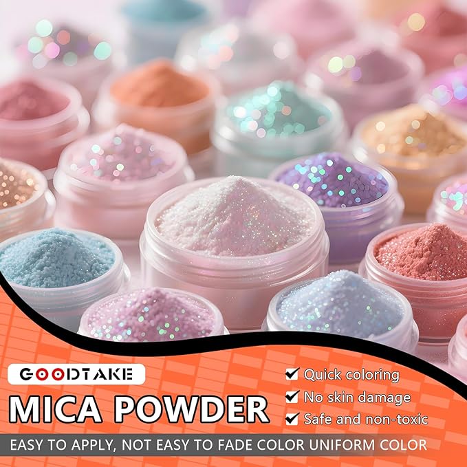 GOODTAKE Beige Mica Powder for Resin | Resin Color Pigment | Mica Powder for - Image 5
