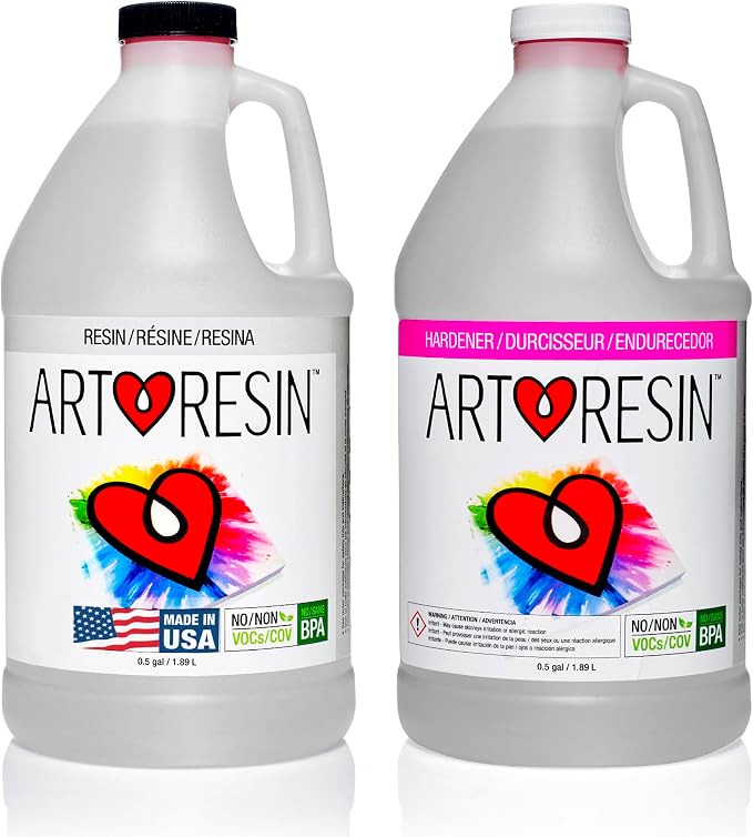 ArtResin - Epoxy Resin - Clear - Non-Toxic - 1 gal by ArtResin