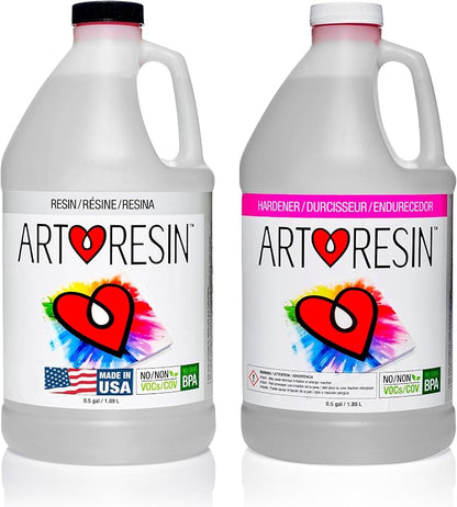 ArtResin - Epoxy Resin - Clear - Non-Toxic - 1 gal by ArtResin