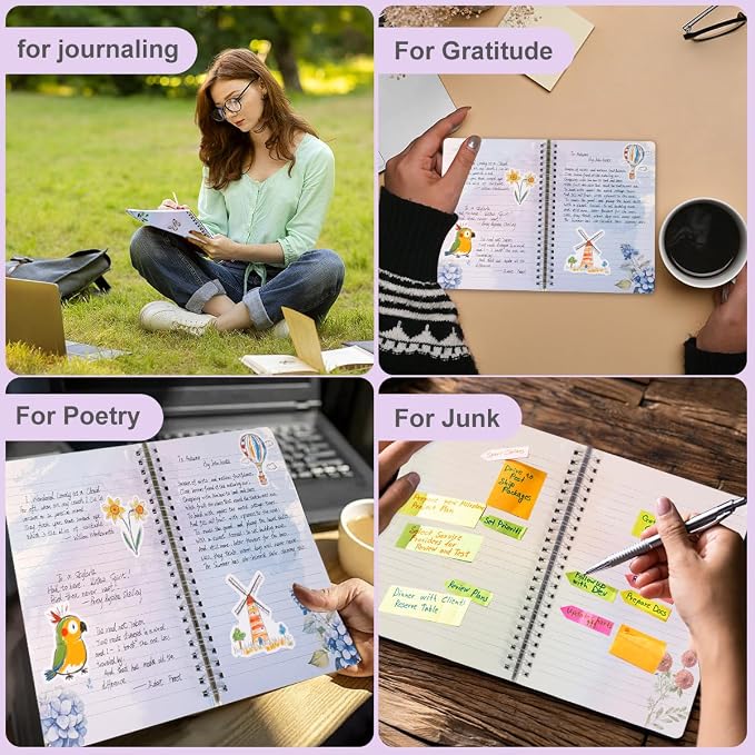 SIIXU Colorful Spiral Notebook​​ - Image 6