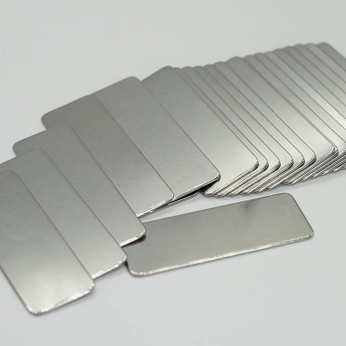 StayMax 304 Stainless Steel Engraving Blank Tags Rectangle Stamping Blanks - Image 6