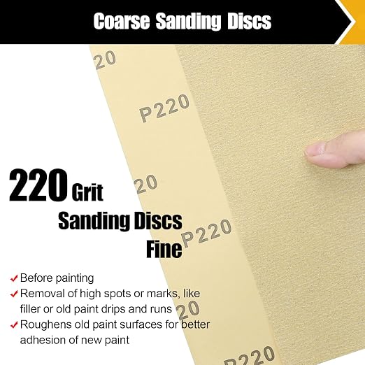 220 Grit Sandpaper, Sandpaper Assortment Sandpaper - Image 2