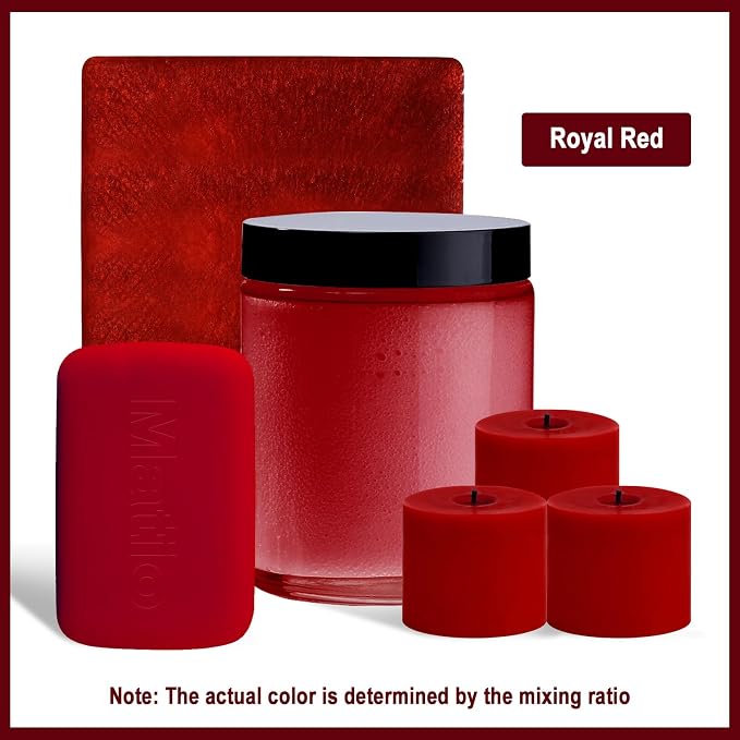 Matio Red Mica Powder, 0.7oz/20g Premium Mica Pigment Powder Natural Epoxy - Image 3