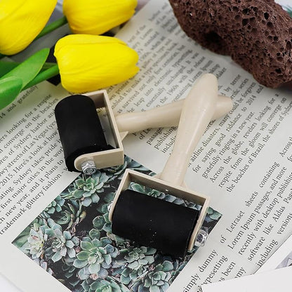15Pcs Printmaking Brayer Rubber, Relief Printing Brayers Plastic Brayer Brayer - Image 7