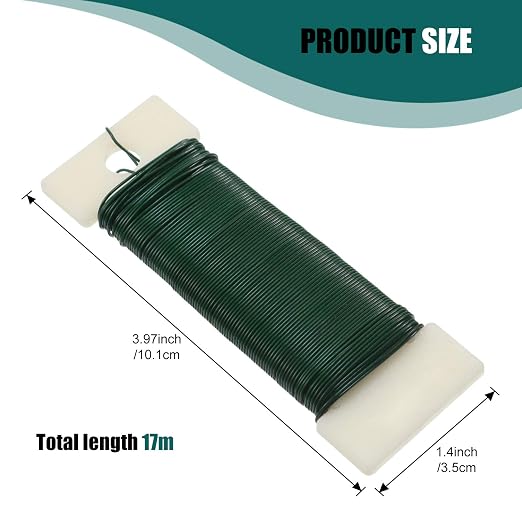 6 Rolls 112 Yards Floral Flexible Paddle Wire Floral Bind Wire - Image 3