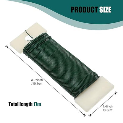 6 Rolls 112 Yards Floral Flexible Paddle Wire Floral Bind Wire - Image 3