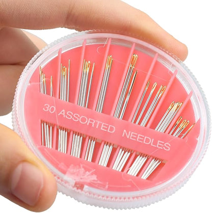Eketirry 120pcs Premium Hand Sewing Needles，4 Pack 30-Count Assorted Needles - Image 3