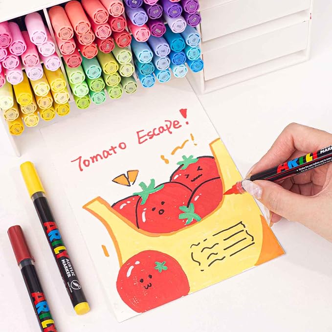 Acrylic Paint Markers, Acrylic Paint Pens, Fabric Markers - Image 5