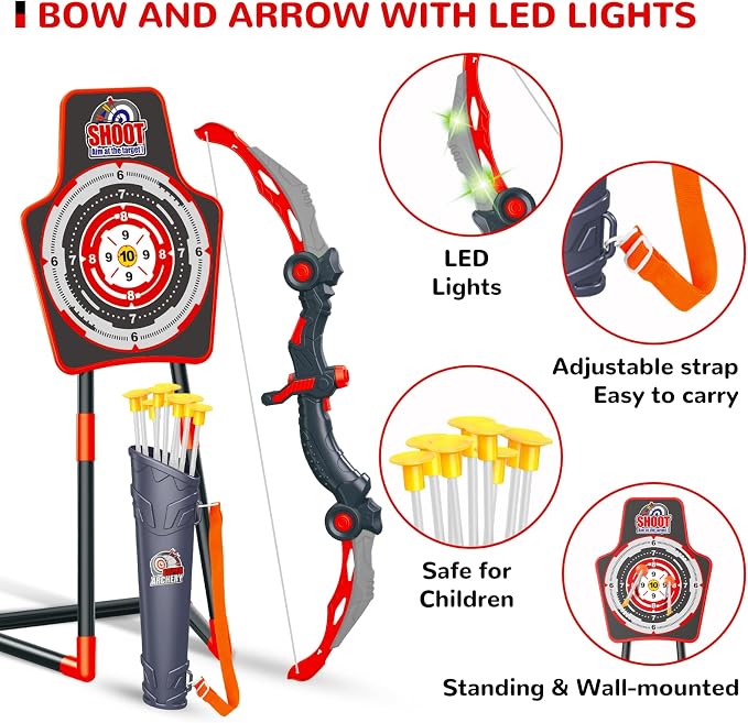 GMAOPHY 2 Pack Bow and Arrow Toy - Image 6