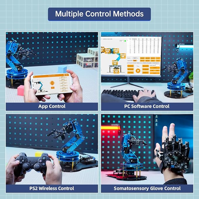Robotic Arm Kit 6DOF Programming Robot Arm - Image 3