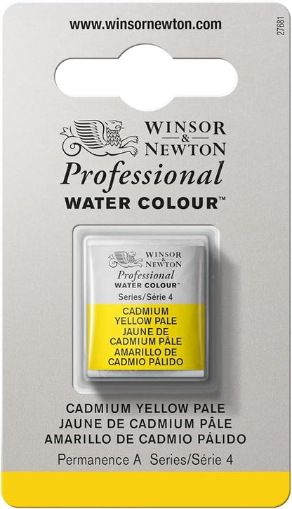 Winsor & Newton Professional Water Colour Paint, Half Pan, Cadmium Yellow Pale by WinsorNewton