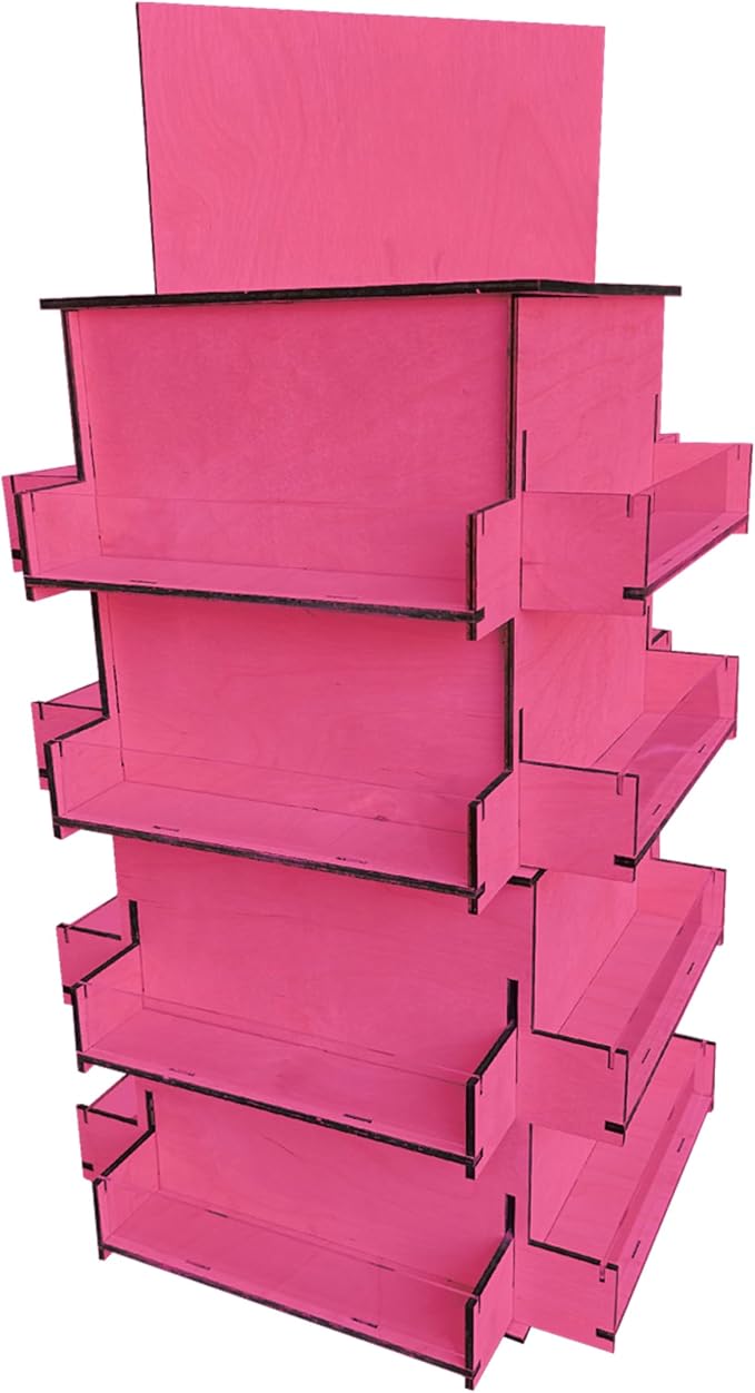 TORCHED DISPLAYS 4-Sided Rotating Display Stand by TORCHEDDISPLAYS