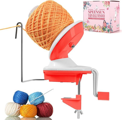 SPEENSUN Yarn Spinner, Yarn Cake Winder, 3.5 OZ Easy-to-Install and Efficiently by SPEENSUN