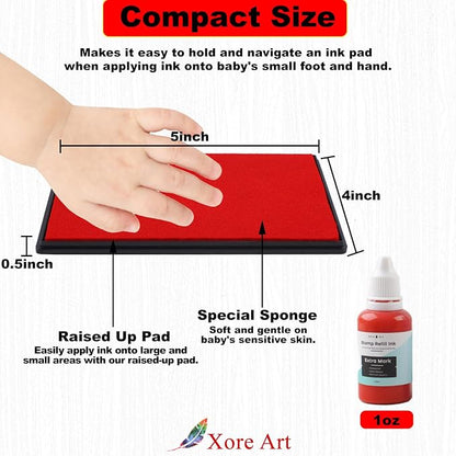 5"x4'' Large Ink Pad Washable Stamp Ink Pad - Image 2