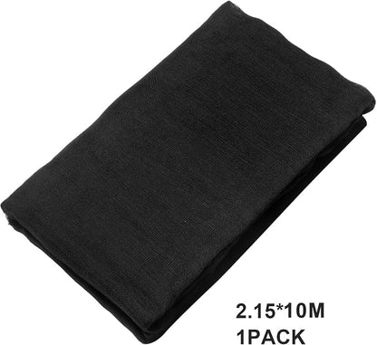Boao Halloween Cheese cloth 85 x 394 Inch Black Cheesecloth Roll - Image 2