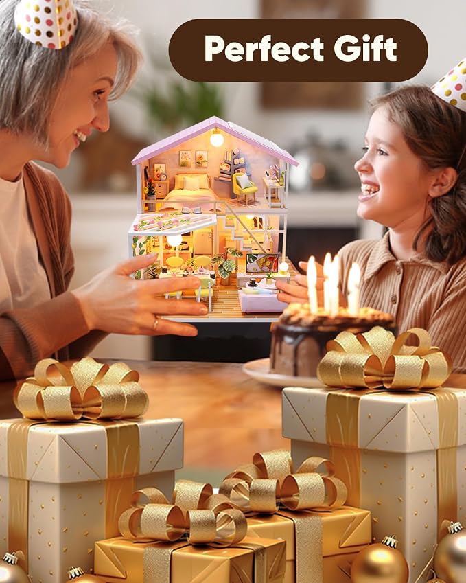 DIY Miniature House Kit, Mini House Kit - Image 3