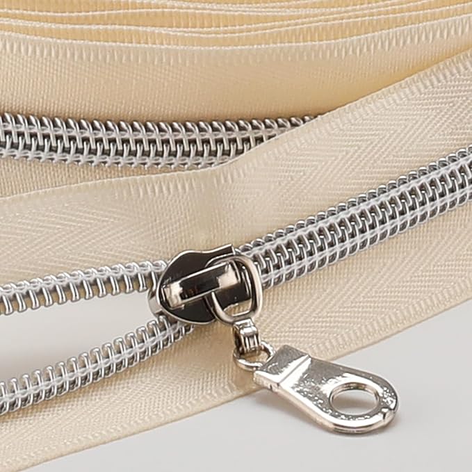 Sawoake 10 Yards Bulk Zipper, Replacement Sewing Zipper by Zipper