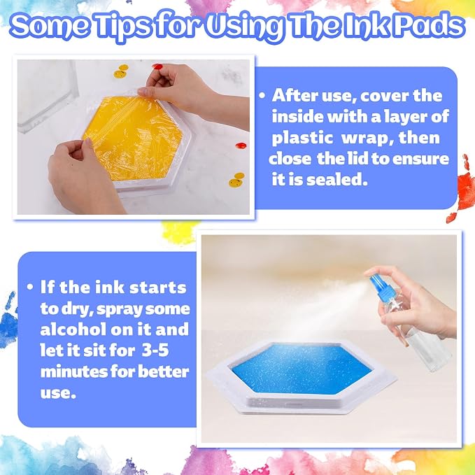7"x8" Large Ink Pads for Kids - Image 5