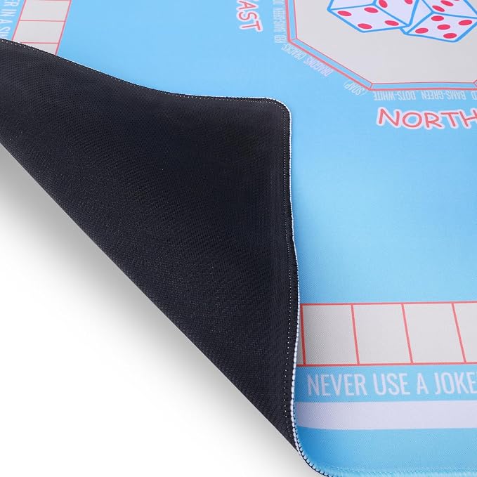 Mahjong Mat for Table 31.5"x31.5", MahJongg Mat Cloth Cover - Image 4