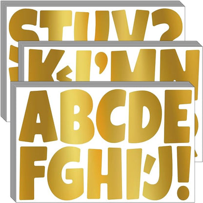 Bemeol Letter Stickers 432 Pieces 36 Sheets Bulletin Board Letters 3 Inch by Bemeol