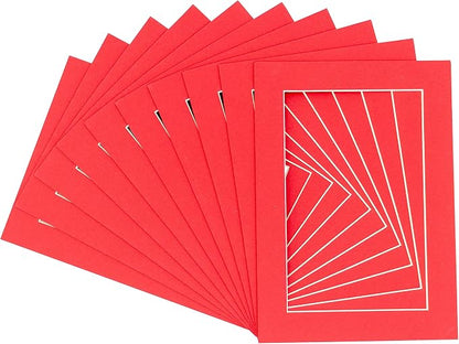 Pack of TEN 8x10 Mats Bevel Cut - Image 2