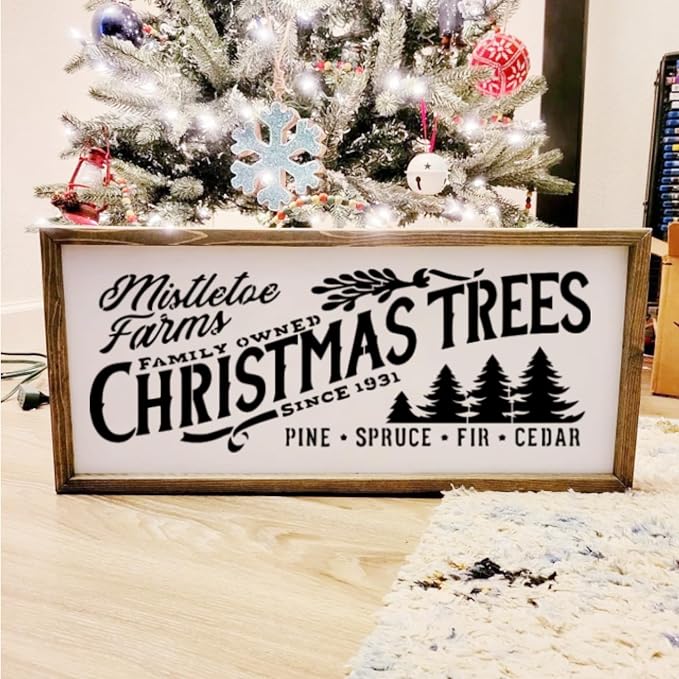 10 Pieces Large Christmas Stencils - Image 5
