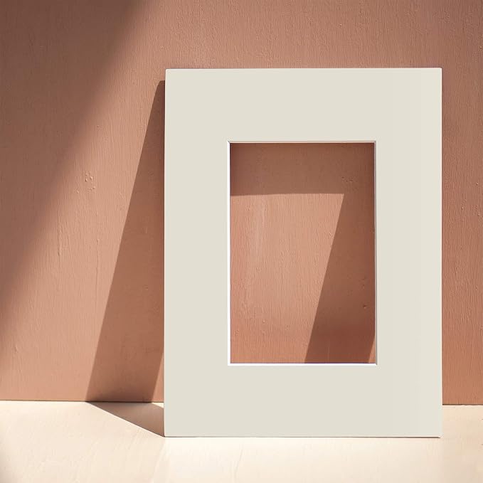 Mat Board Center, 11x14 Mats for 8x10 Photos Light Gray Color - Image 9