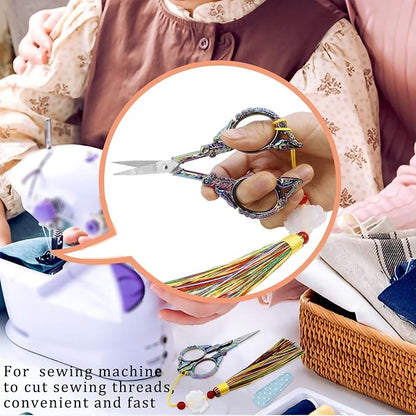 BIHRTC 4.5Inch Sewing Scissors Stainless Steel Sharp Tip Scissors - Image 5
