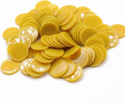 Set of 100 Opaque Plastic Learning Counters Mini Poker Chips Game Tokens by HAKITAROOM
