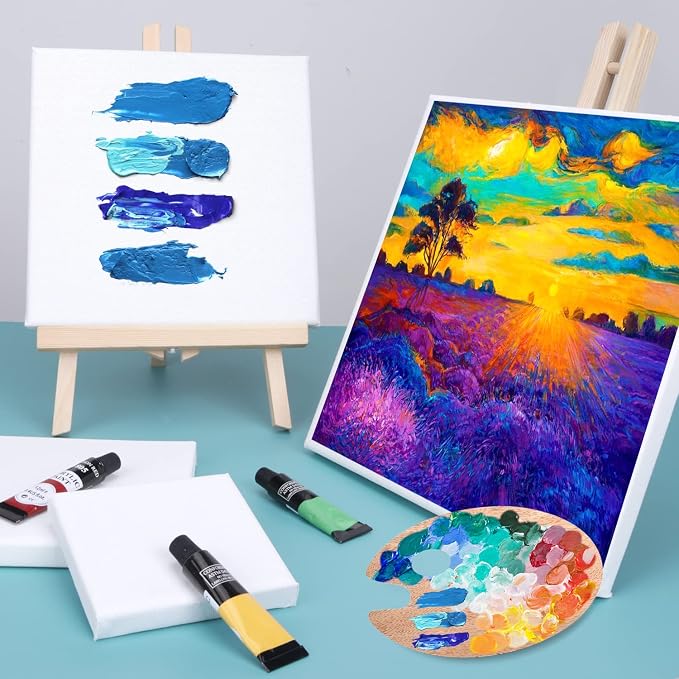 4 Packs Square Canvases for Painting - Image 4