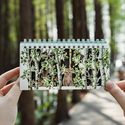 Forest Washi Tape Set, 6 Rolls Tree Landscape Stickers - Image 6