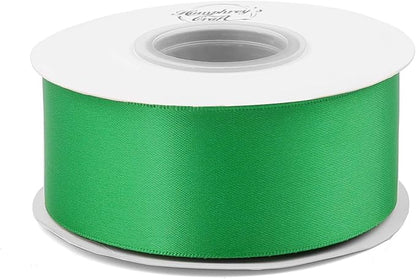 Humphrey's Craft 1-1/2 Inch Fern Green Double Faced Satin Ribbon - Image 3