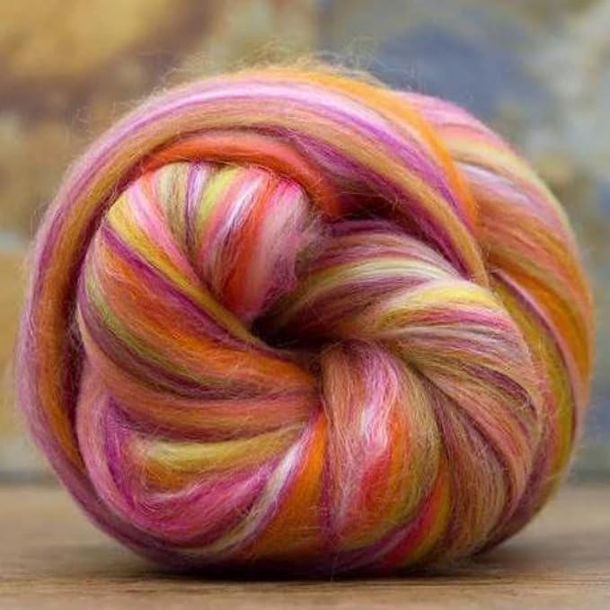 Revolution Fibers – Constellation Range Roving | Multicolored Tonal Blend of - Image 2
