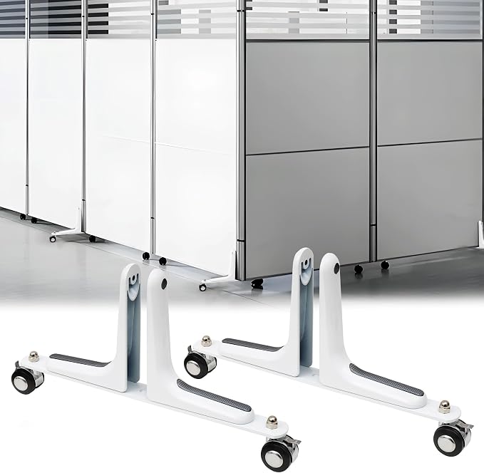 MYOYAY 2 Packs Room Divider Stand, Folding Room Divider Feet - Image 4